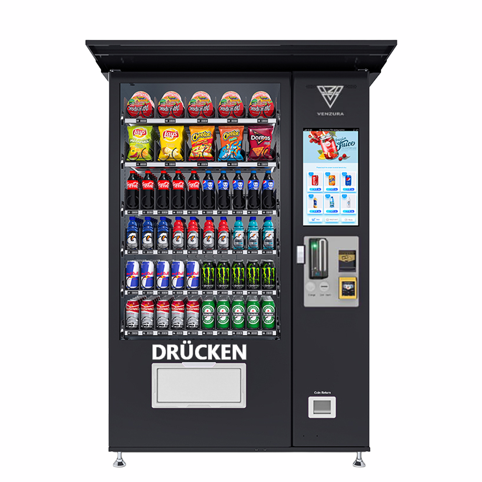 Snackautomat V10 mit Lift Touch Display 22 Zoll NEU