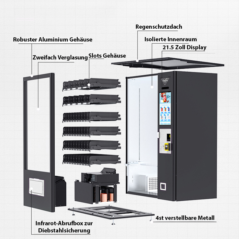 Snackautomat V10 mit Lift Touch Display 22 Zoll NEU - Image 5