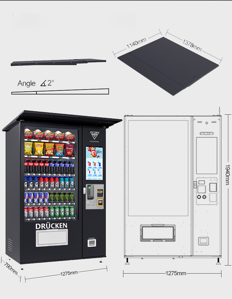 Snackautomat V10 mit Lift Touch Display 22 Zoll NEU - Image 4