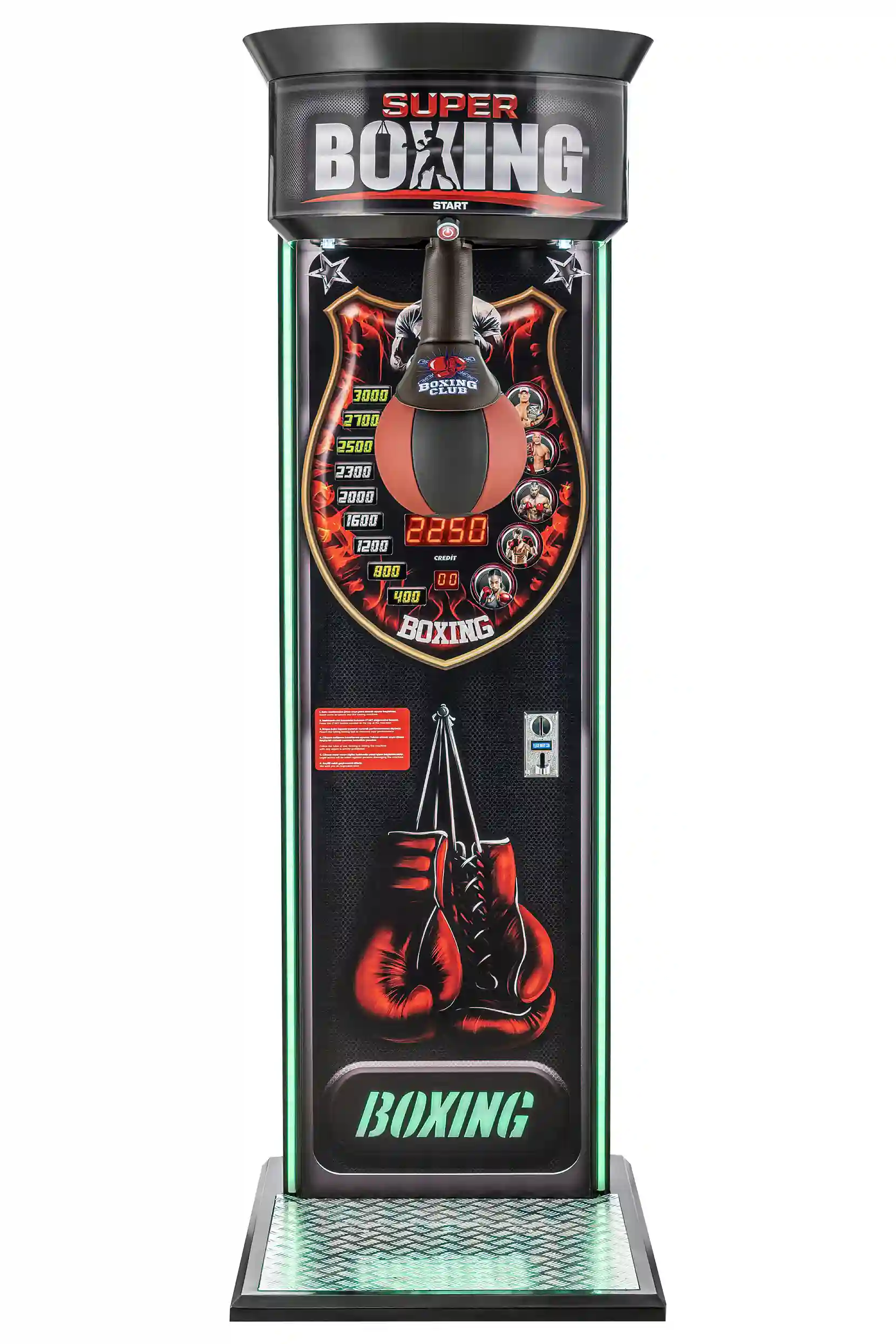 Roter König Boxautomat – Power & Präzision in modernem Design