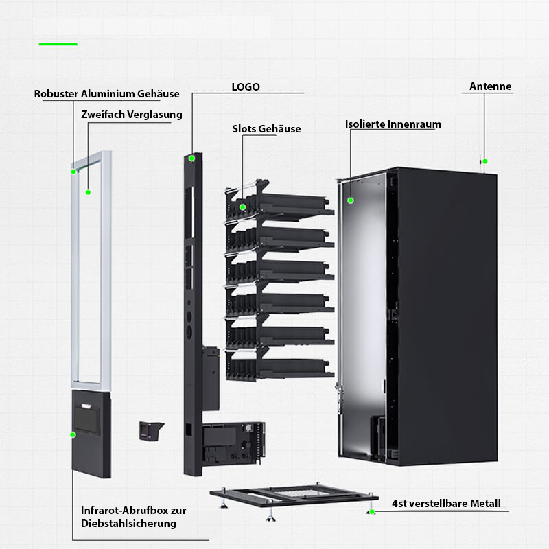 Snackautomat 2in1 Display 5.1 Zoll NEU - Image 6