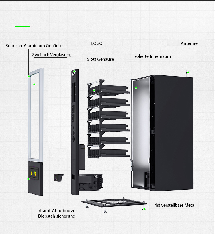 Snack & Getränkeautomat Slim Display NEU - Image 4