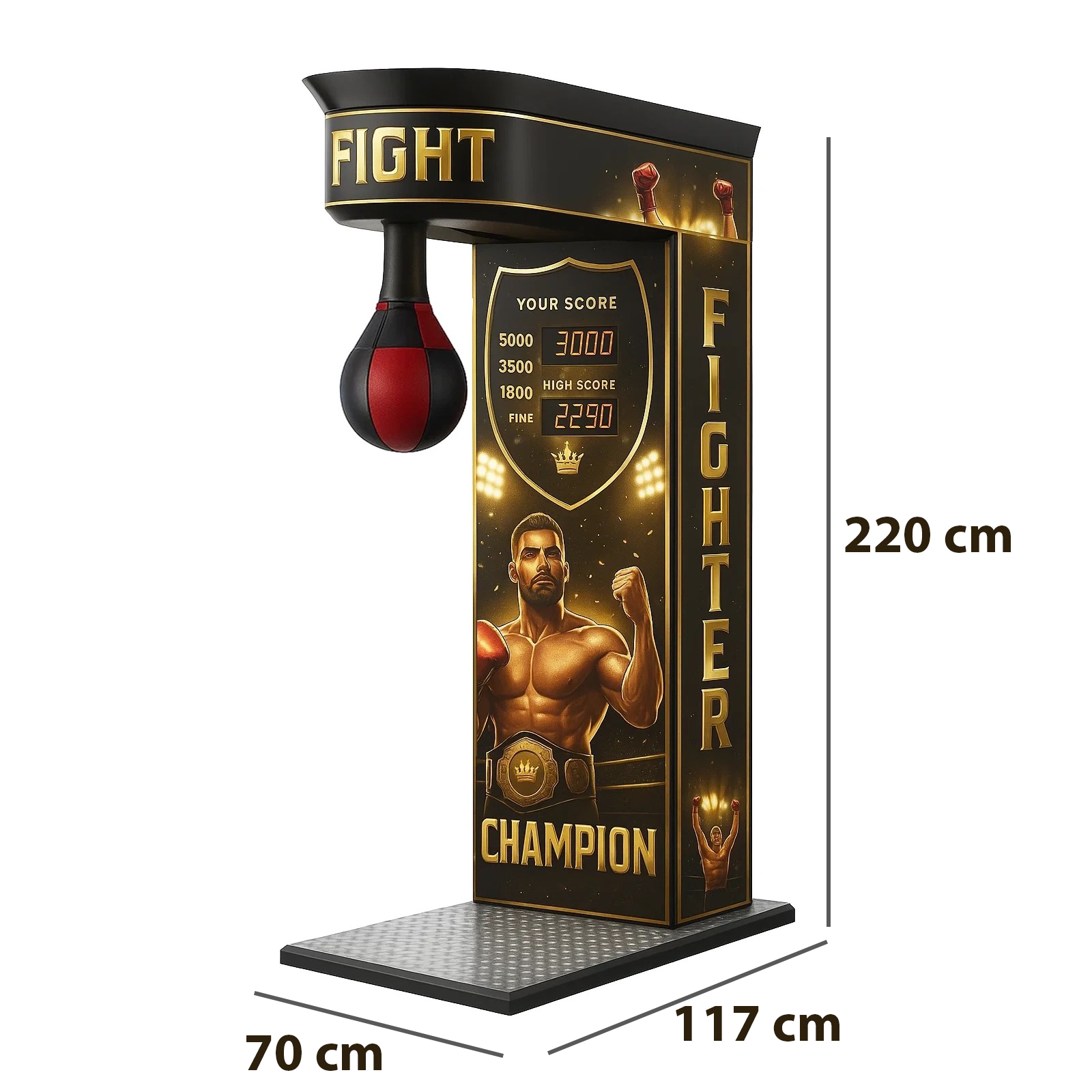 Premium Outdoor Fighter Boxautomat mit Münz- und Scheinannahme NEU (Kopie) - Image 2