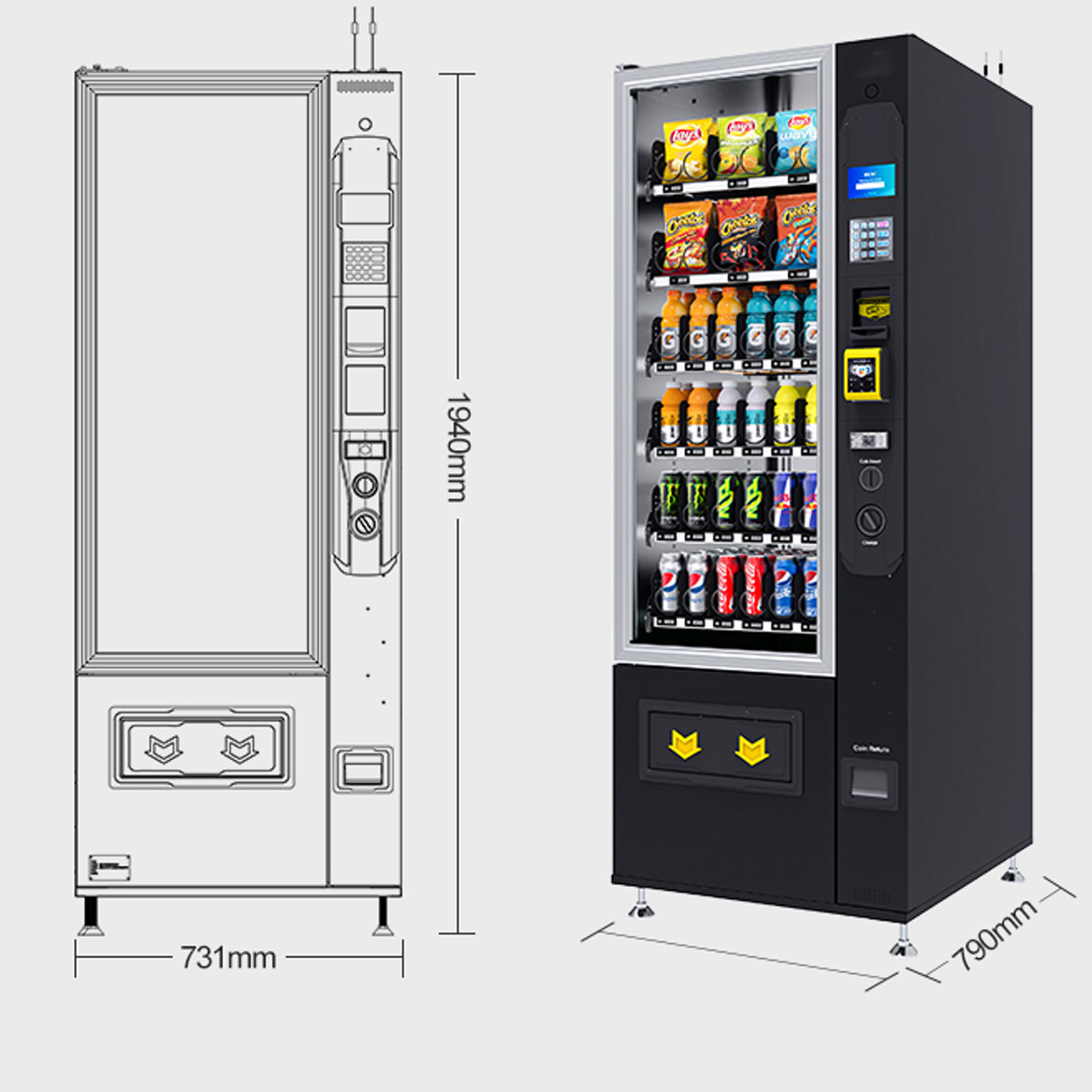 Snack & Getränkeautomat Slim - Image 4