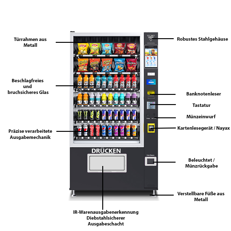 Snackautomat V5 mit Lift Touch Display 10 Zoll NEU (Kopie) - Image 5