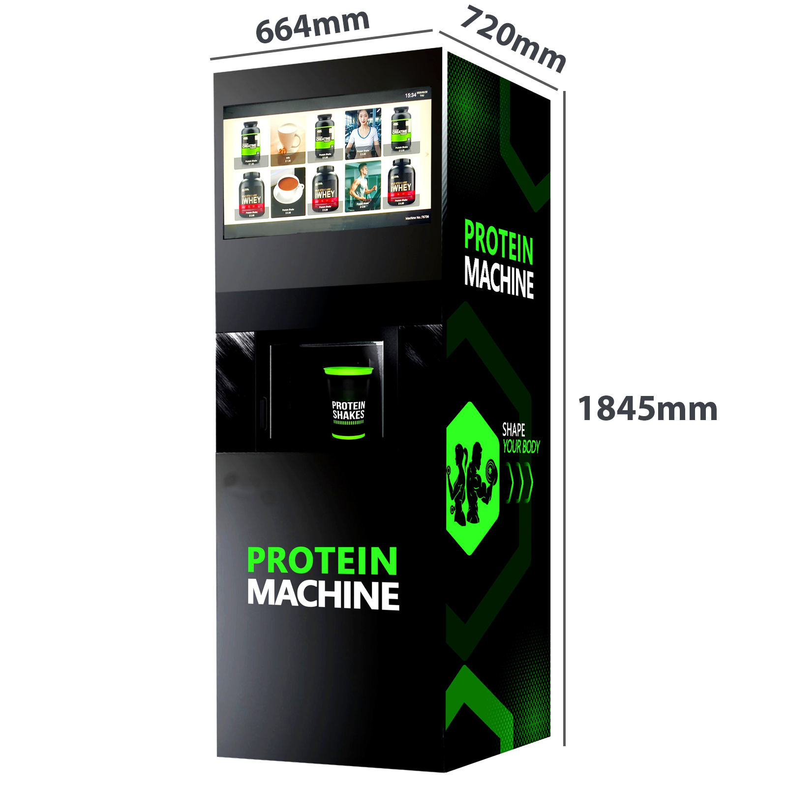 Bodyshake Smart Touch Proteinshake Automat Neu - Image 3