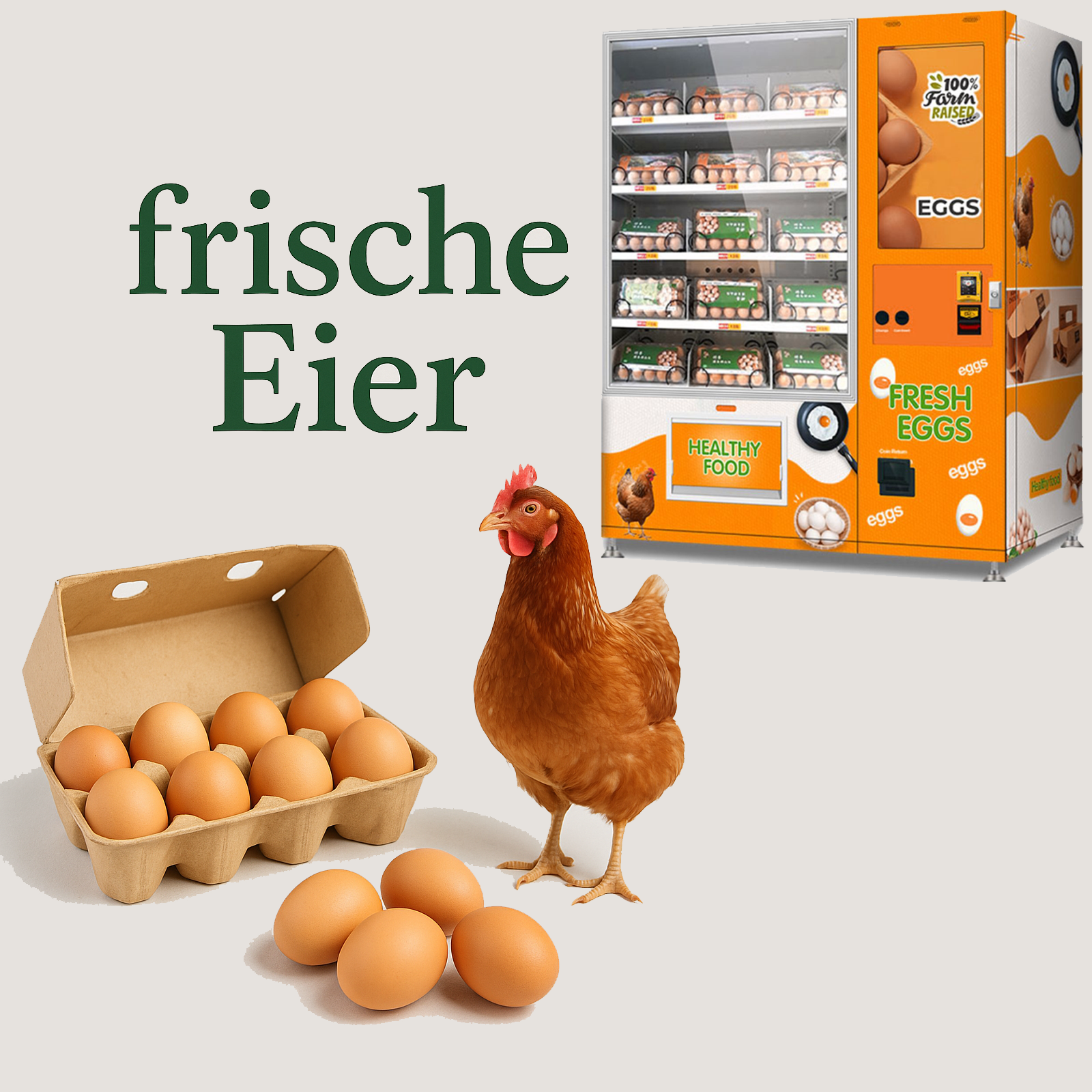 Bauernhof-Eierautomat – Frische-Eierautomat zu verkaufen - Image 4